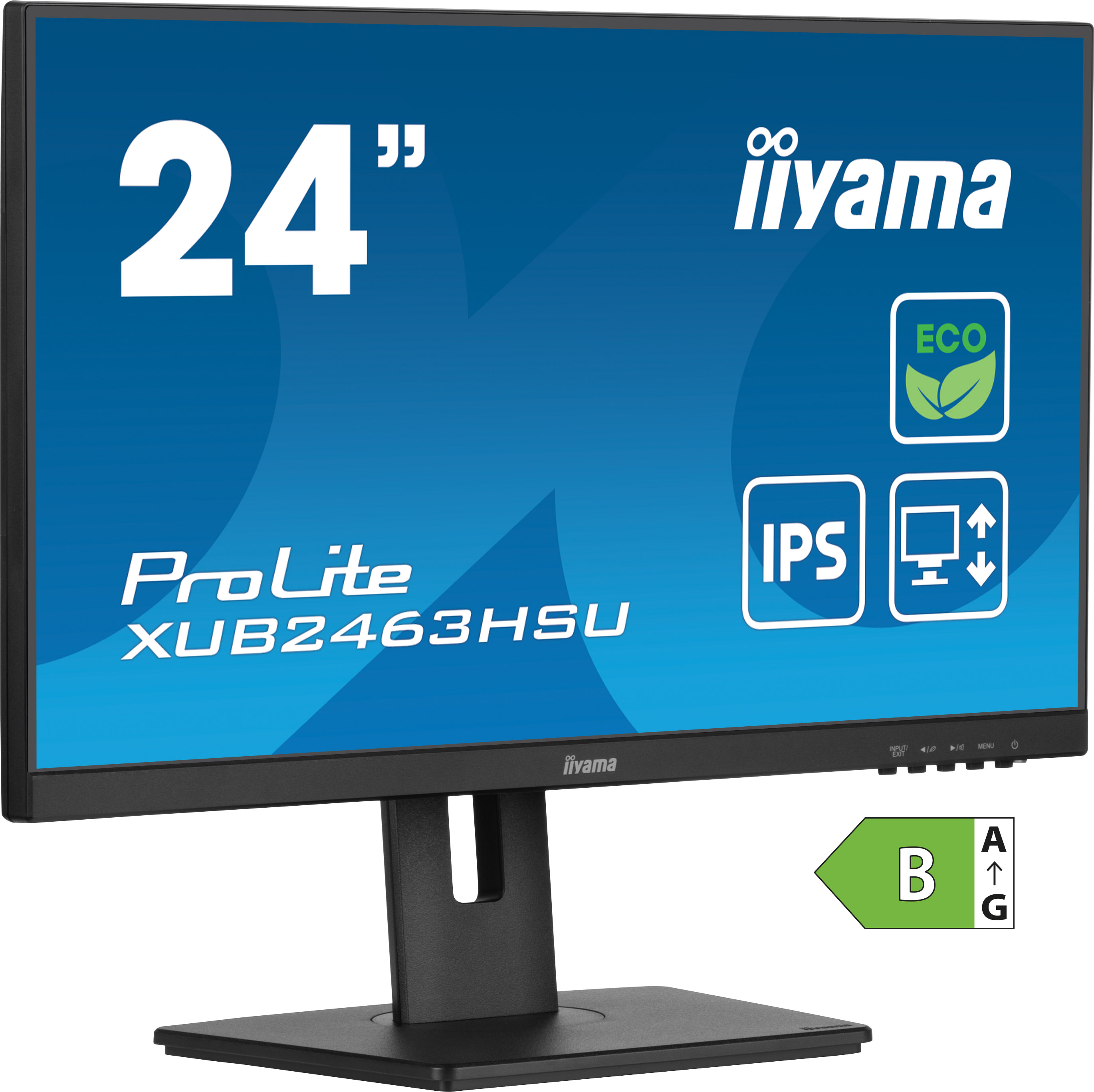iiyama ProLite XUB2463HSU B1 écran plat de PC 61 cm 24 1920 x 1080 pixels Full HD LED