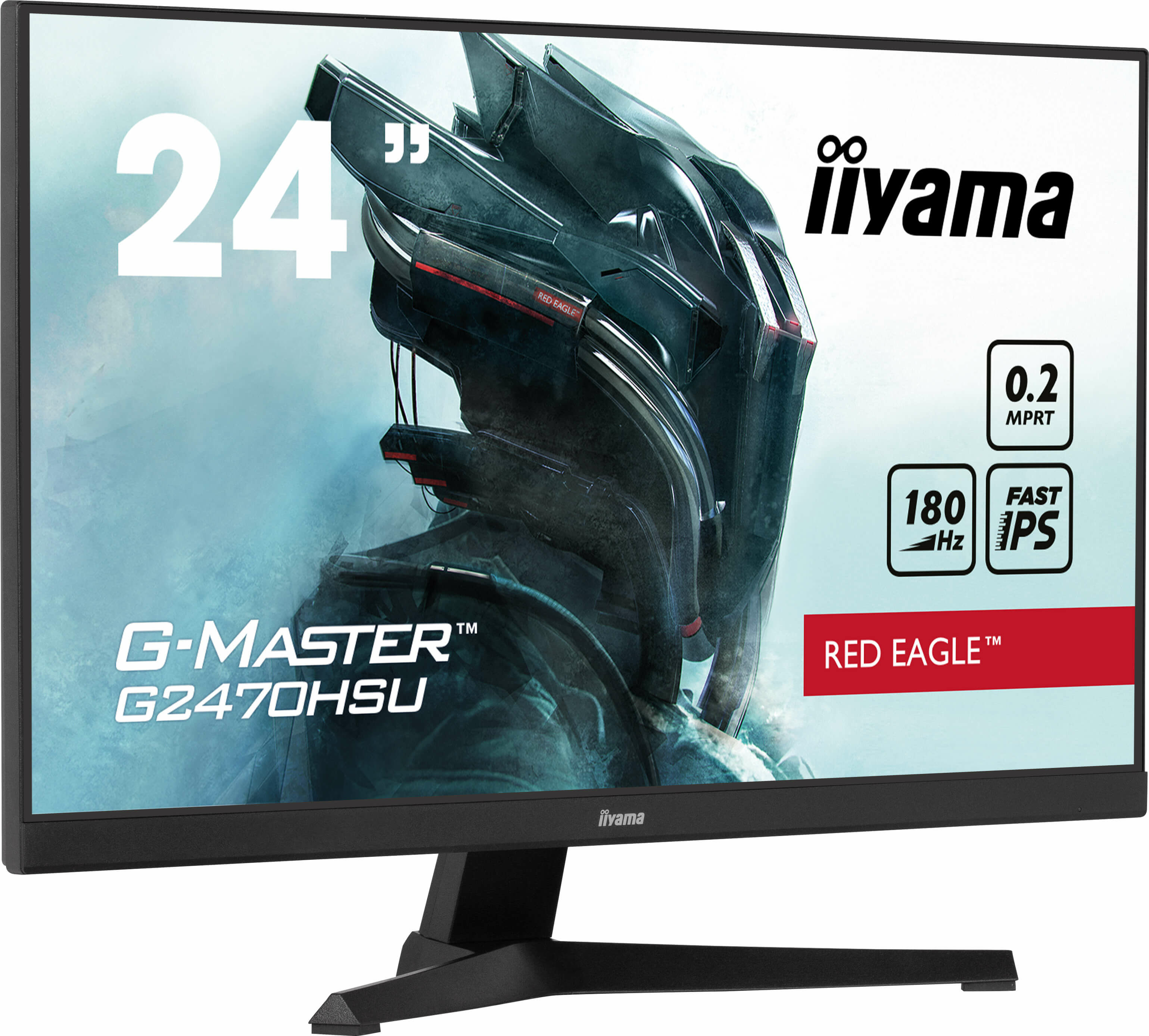 iiyama G-MASTER G2470HSU-B6 écran plat de PC 60,5 cm (23.8") 1920 x 1080 pixels Full HD LCD Noir