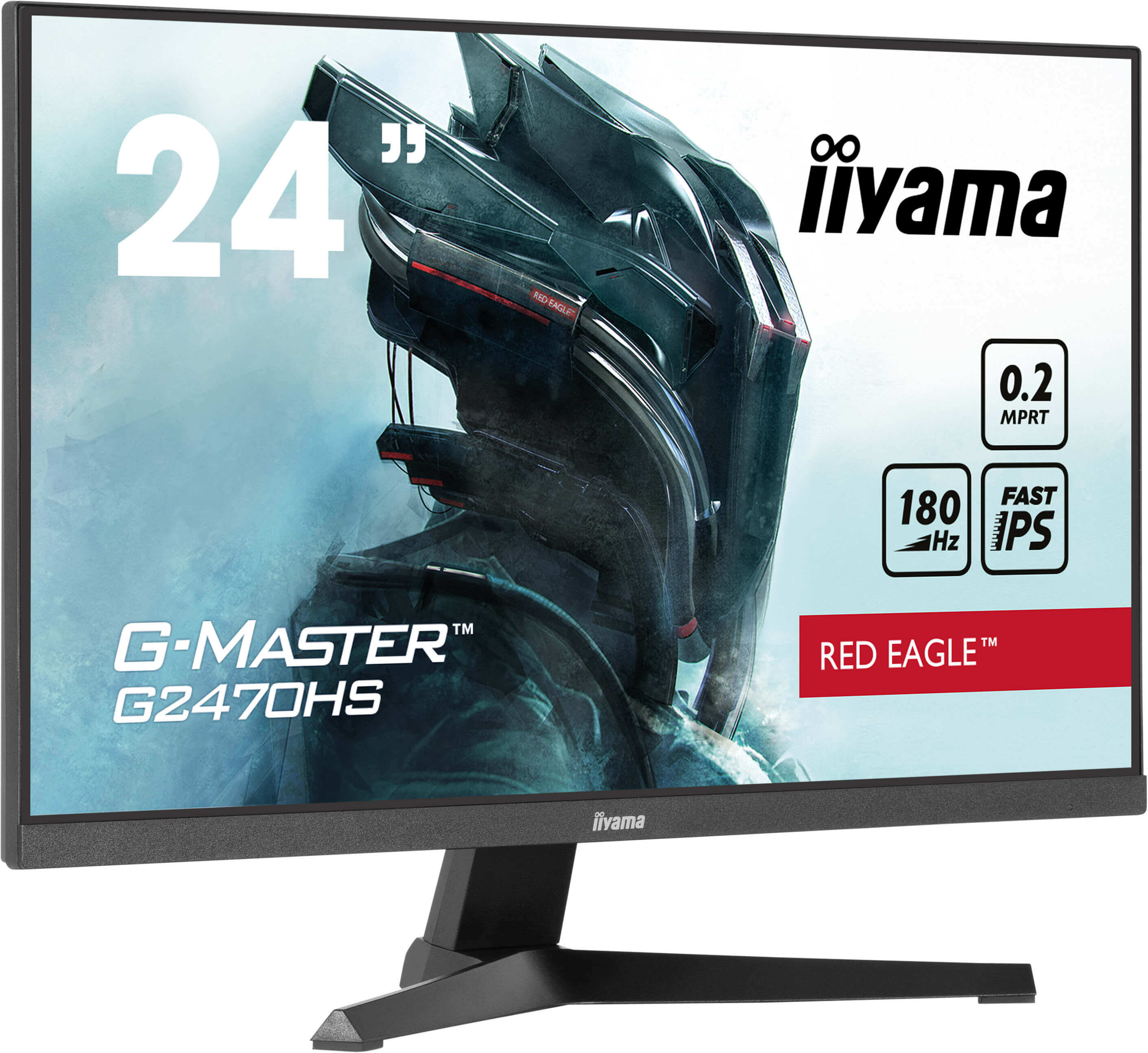 iiyama G-MASTER G2470HS-B1 écran plat de PC 60,5 cm (23.8") 1920 x 1080 pixels Full HD LCD Noir