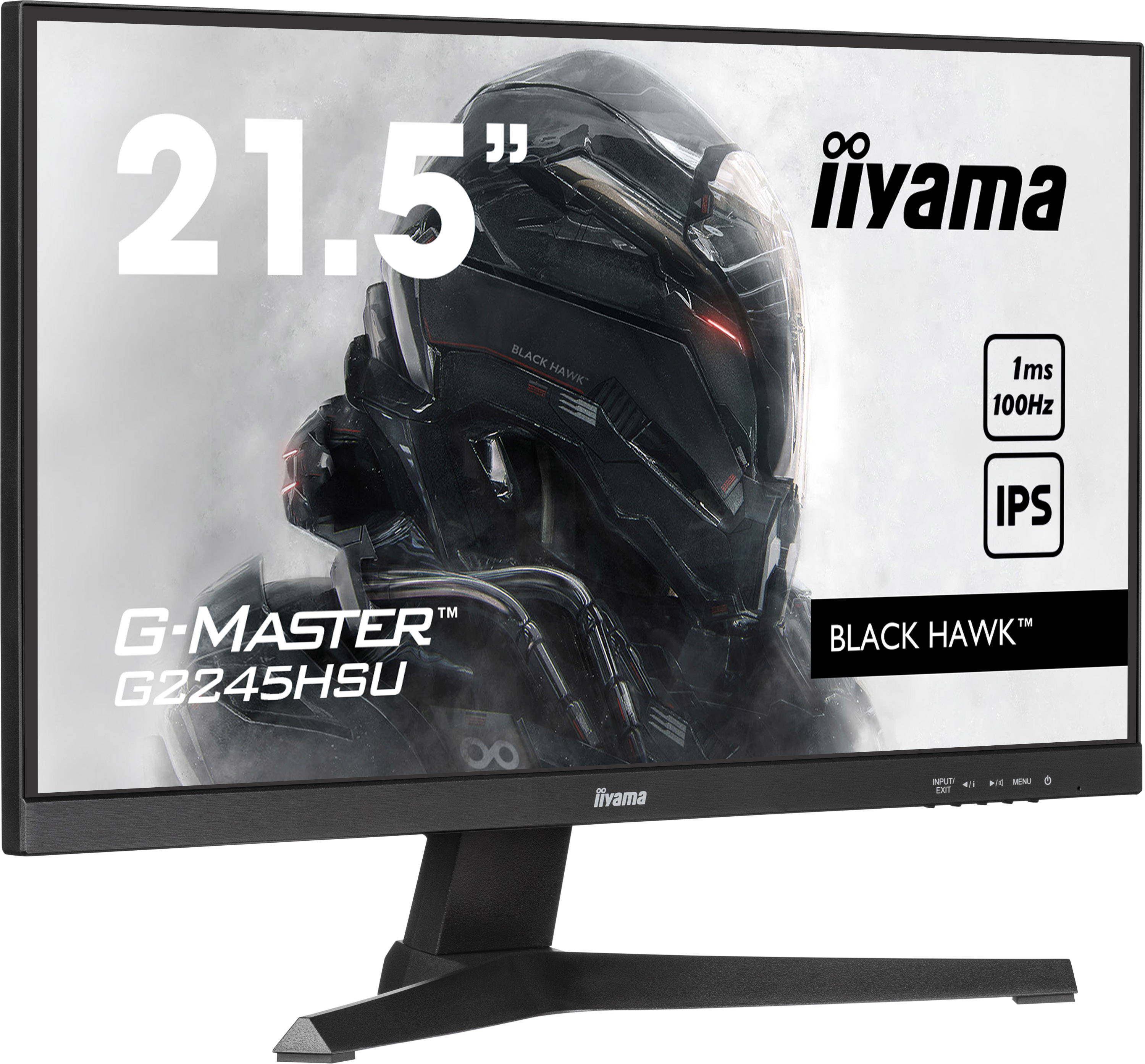 iiyama G-MASTER G2245HSU-B2 écran plat de PC 54,6 cm (21.5) 1920 x 1080 pixels Full HD LED Noir