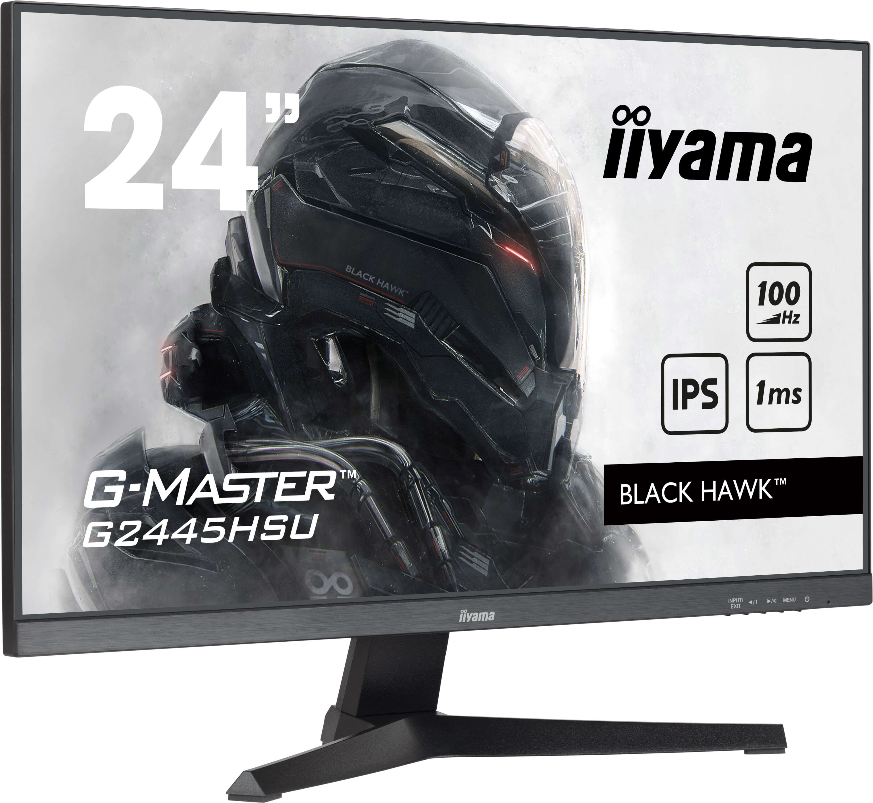 iiyama G-MASTER G2445HSU-B2 écran plat de PC 60,5 cm (23.8) 1920 x 1080 pixels Full HD LCD Noir