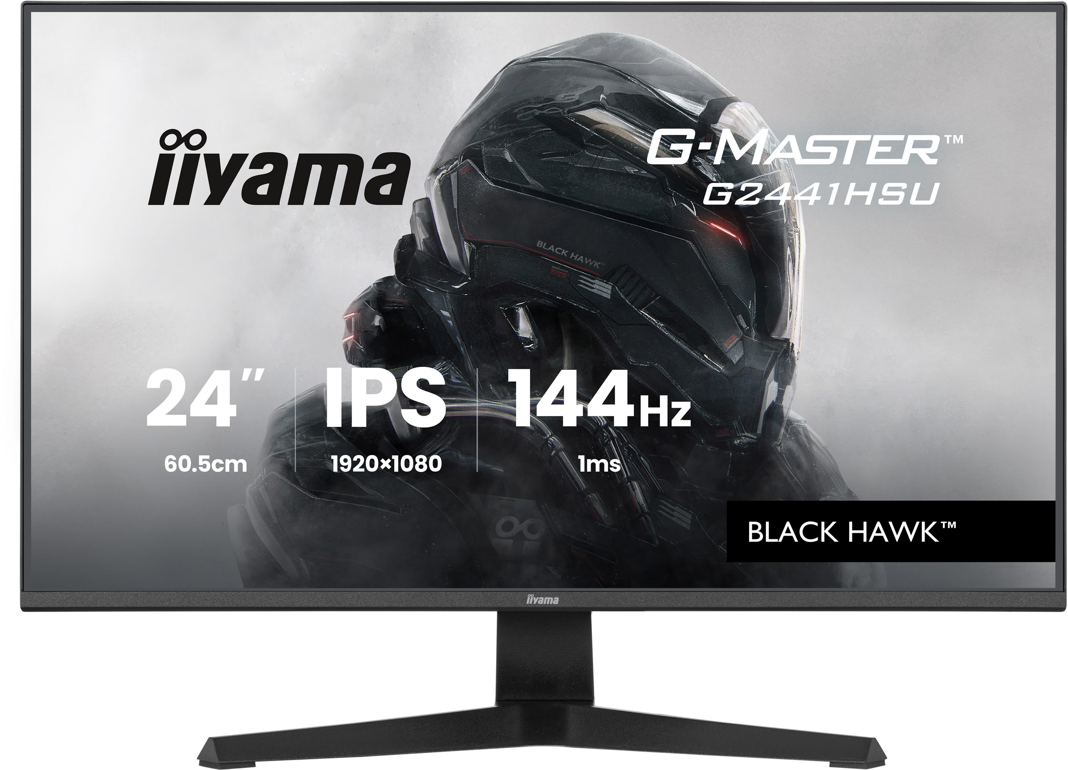 iiyama G2441HSU-B1 écran plat de PC 60,5 cm (23.8) 1920 x 1080 pixels Full HD LED Noir