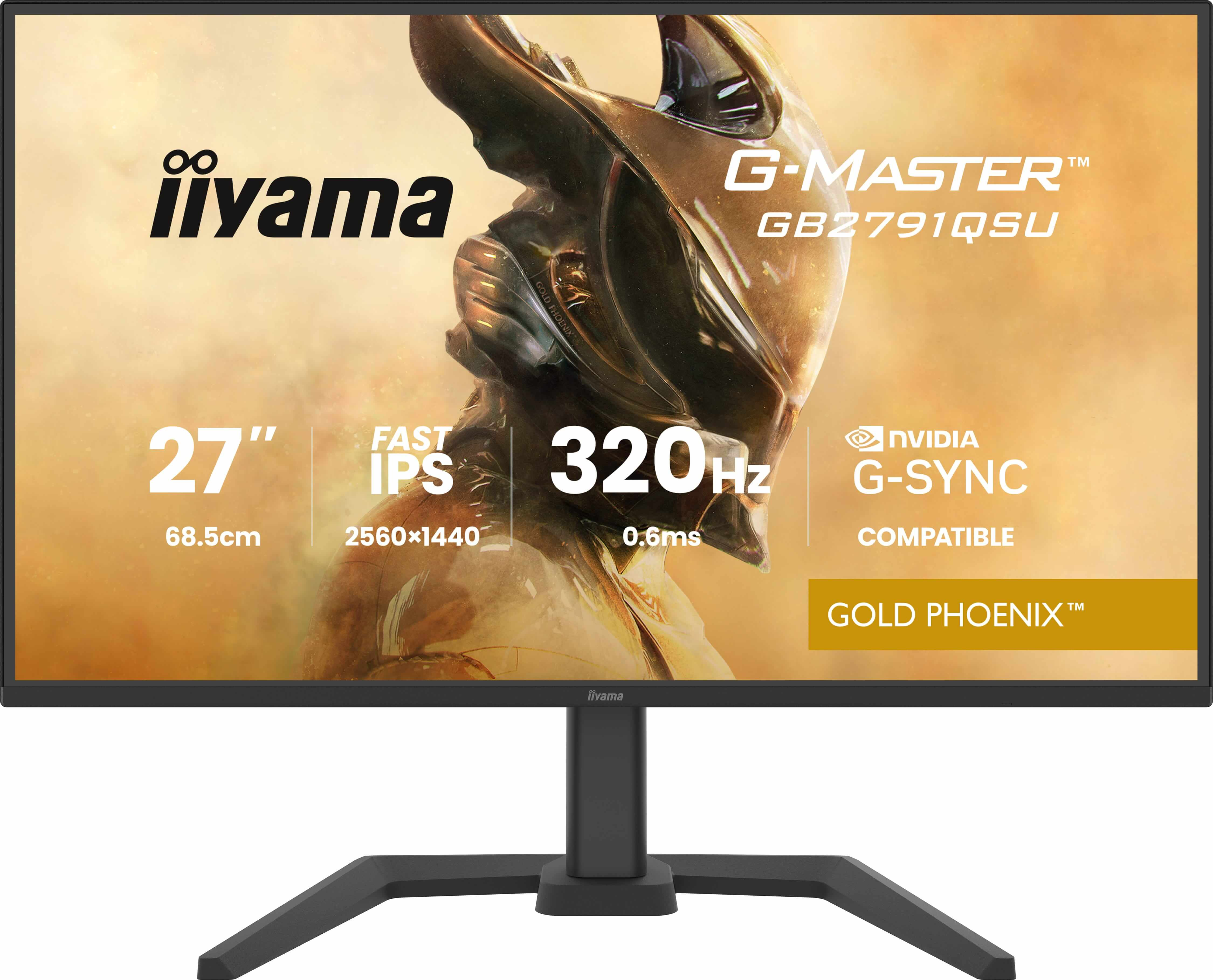 iiyama G-MASTER GB2791QSU-B1 écran plat de PC 68,6 cm (27) 2560 x 1440 pixels Wide Quad HD Noir