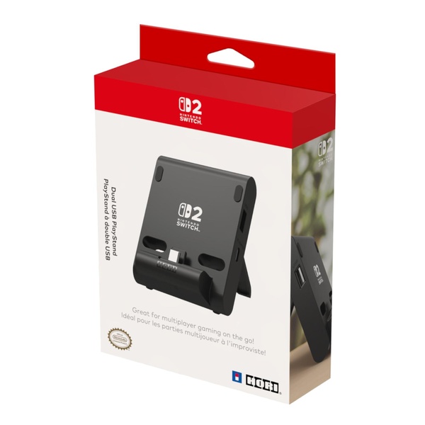 HORI PlayStand à double USB pour Nintendo Switch 2 (NINTENDO SWITCH 2)