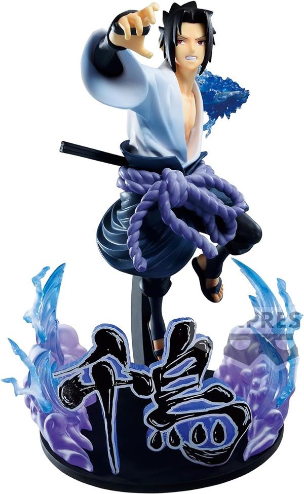 Figurine Naruto Shippuden : Uchiha Sasuke Special Version Vibration Stars - Environ 20cm - Polyvinyl