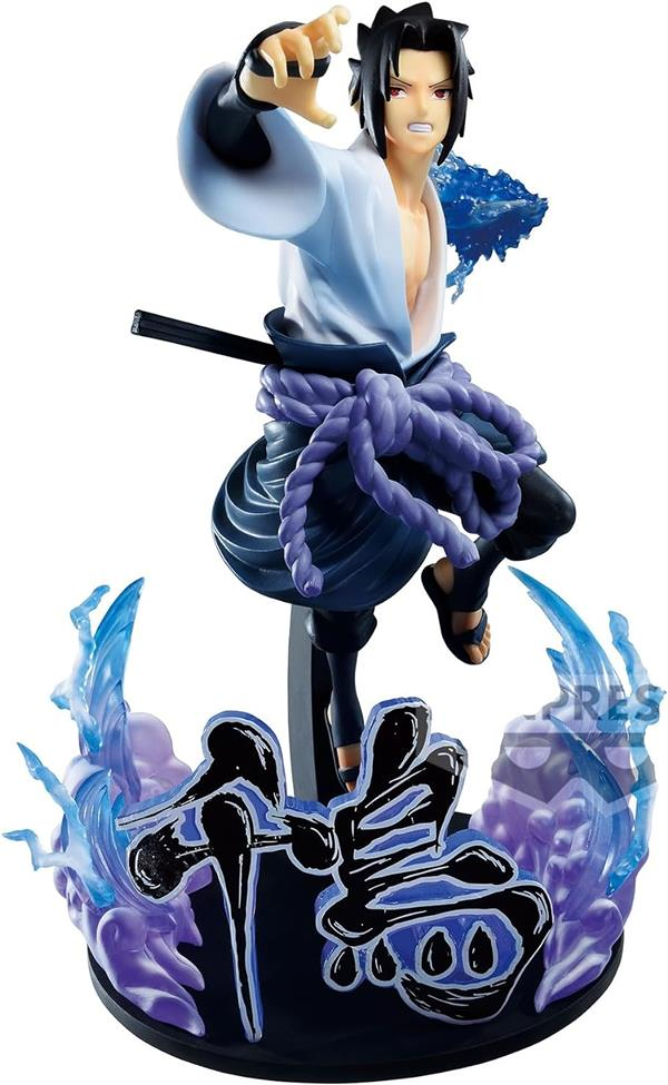 Figurine Naruto Shippuden : Uchiha Sasuke Special Version Vibration Stars - Environ 20cm - Polyvinyl