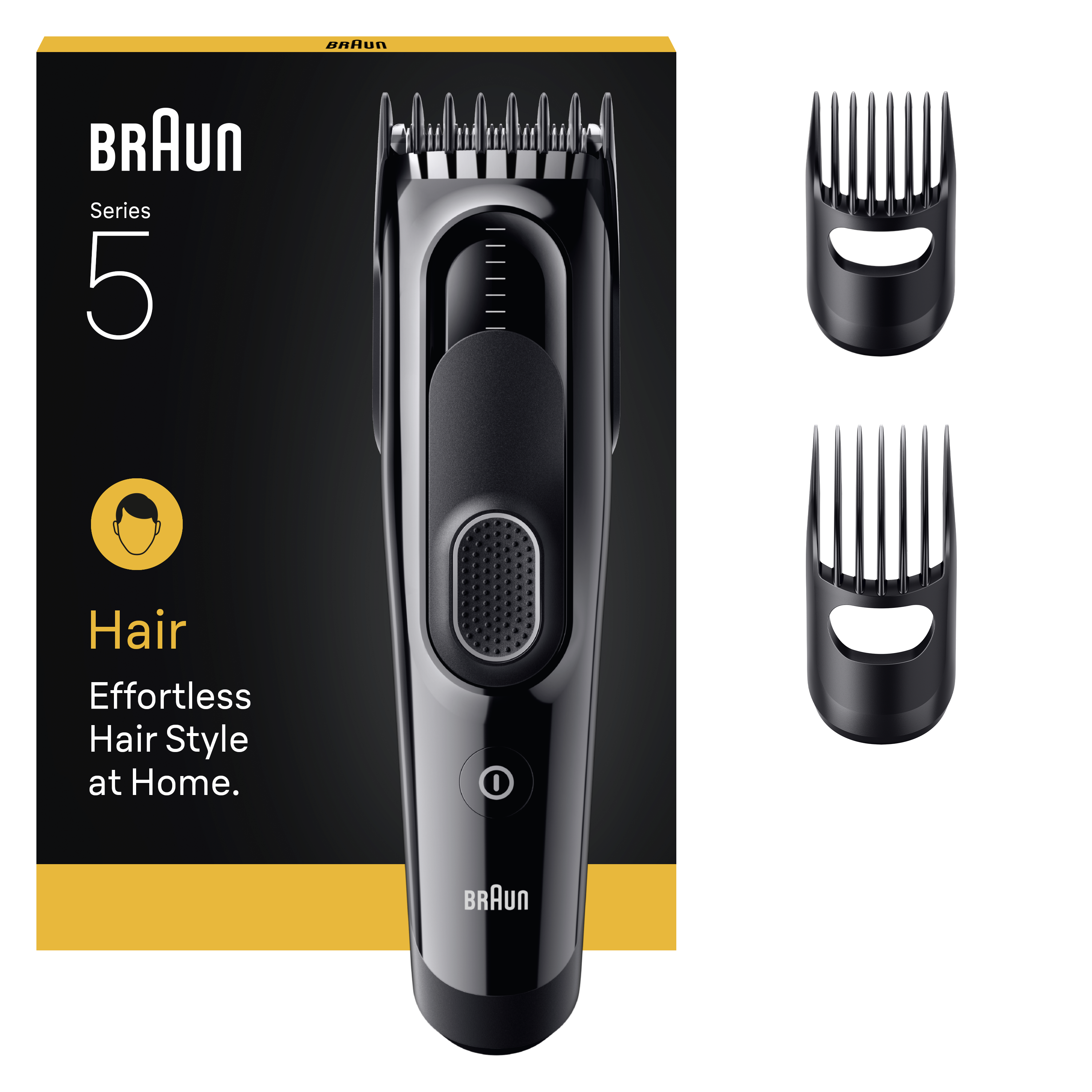 BRAUN Tondeuse Cheveux HC5530 - Noir