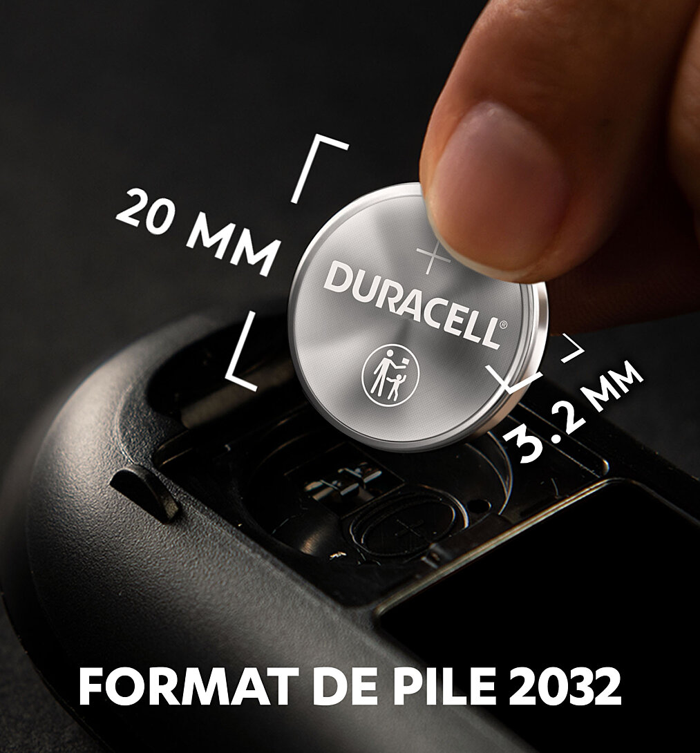 Piles boutons alcalines Duracell spéciales LR44 1,5 V (76A / A76 / V13GA), lot de 4 piles