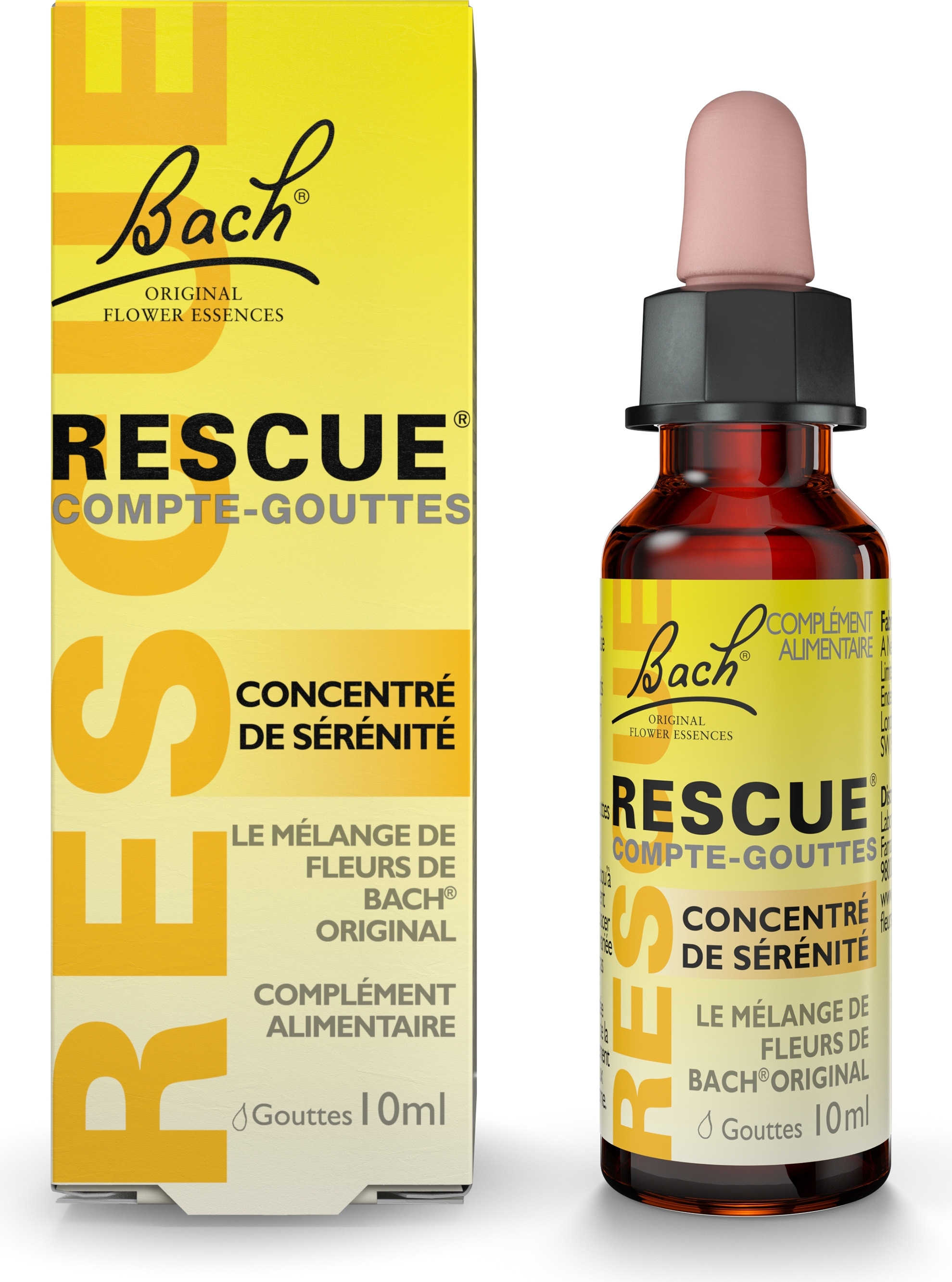 Complément Alimentaire Gouttes Nuits Harmonieuses Rescue Le Flacon De 10ml