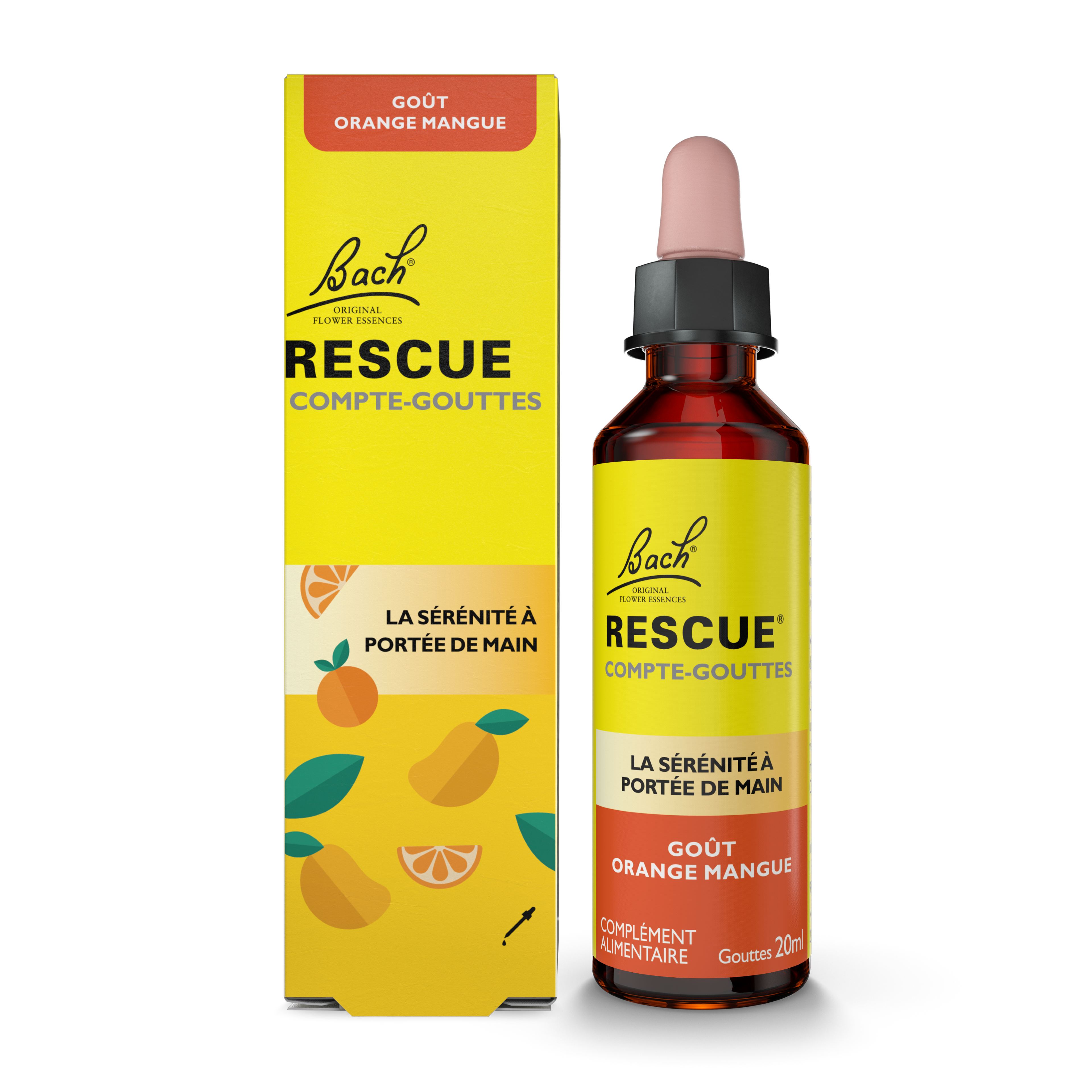 Rescue Compte Gouttes Goût Mangue 20ml
