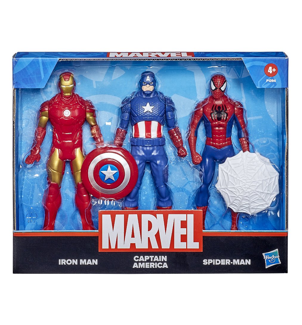 MARVEL 6 INCH BASIC FIGURE 3PK - vue 1
