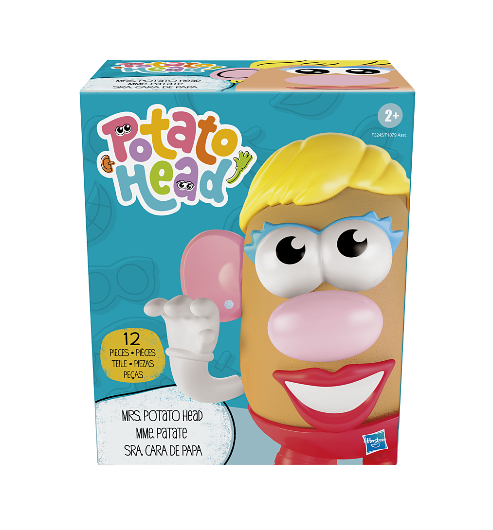Potato Head, jouet Madame Patate classique pour enfants avec 12 pièces pour créer des personnages ri