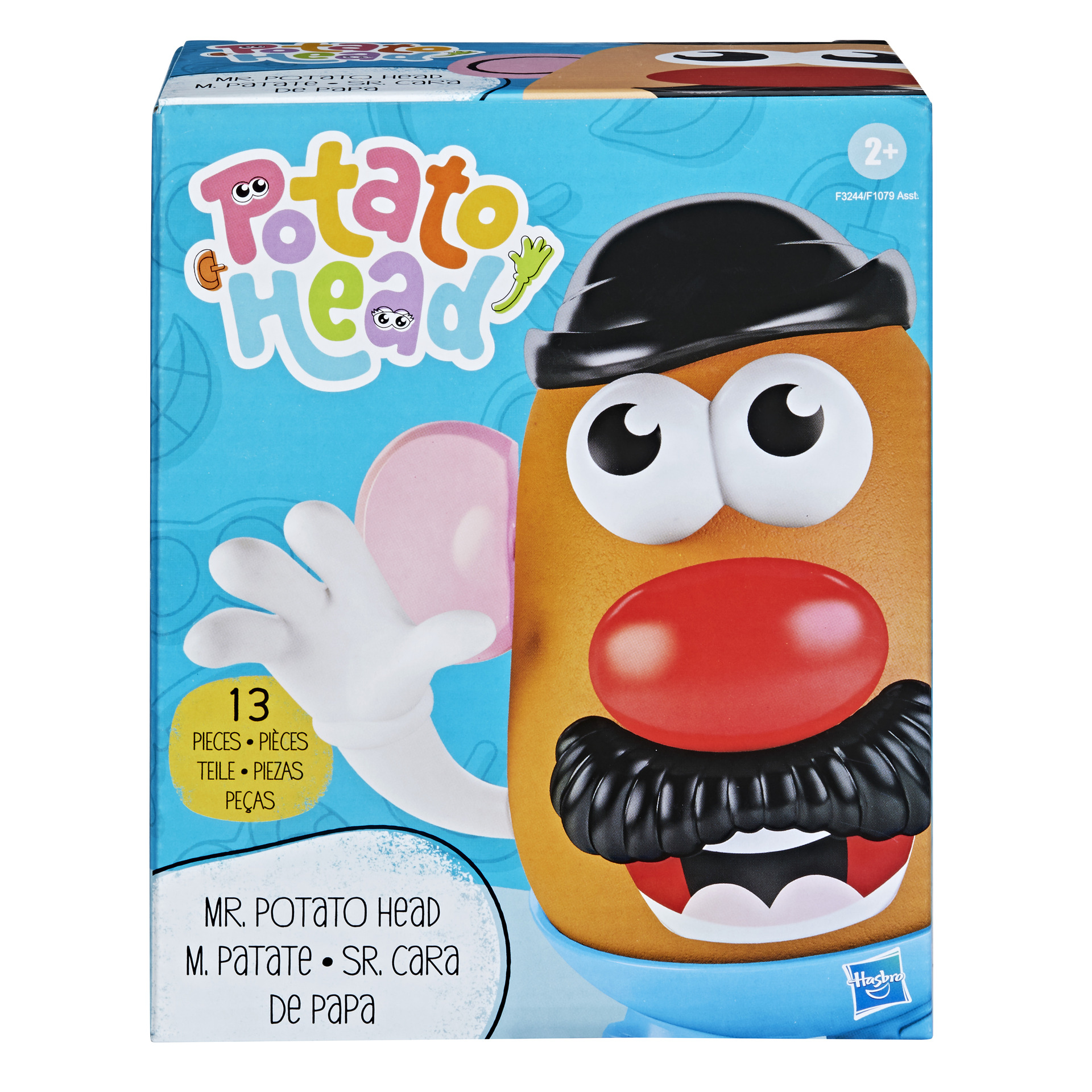 Potato Head, jouet Monsieur Patate classique pour enfants avec 13 pièces pour créer des personnages 