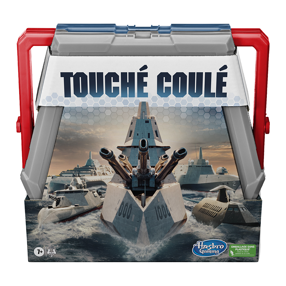 Touché coulé, jeu de société de bataille navale, pour 2 joueurs, version française