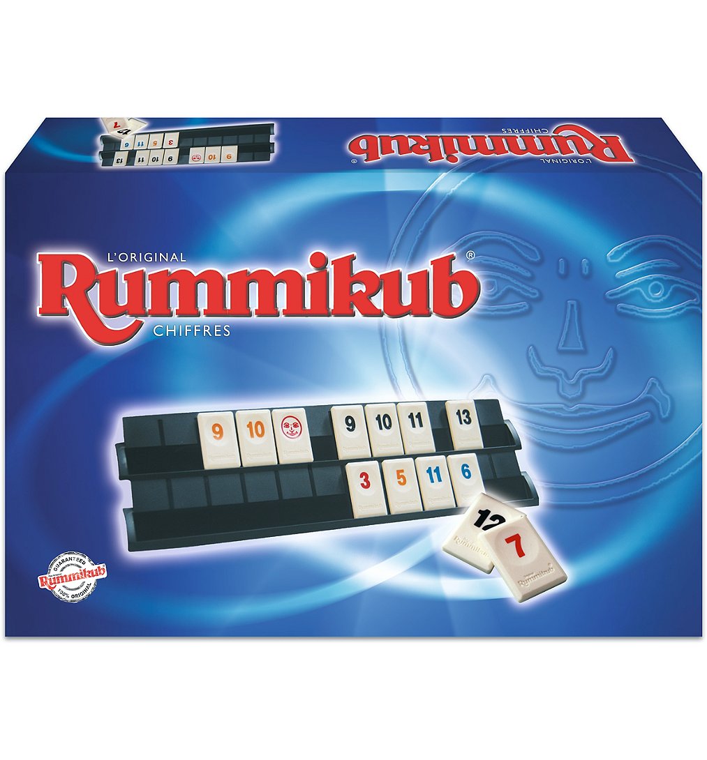 Rummikub Chiffres, Jeu de société de réflexion, Jeu de plateau type éducatif, Version française