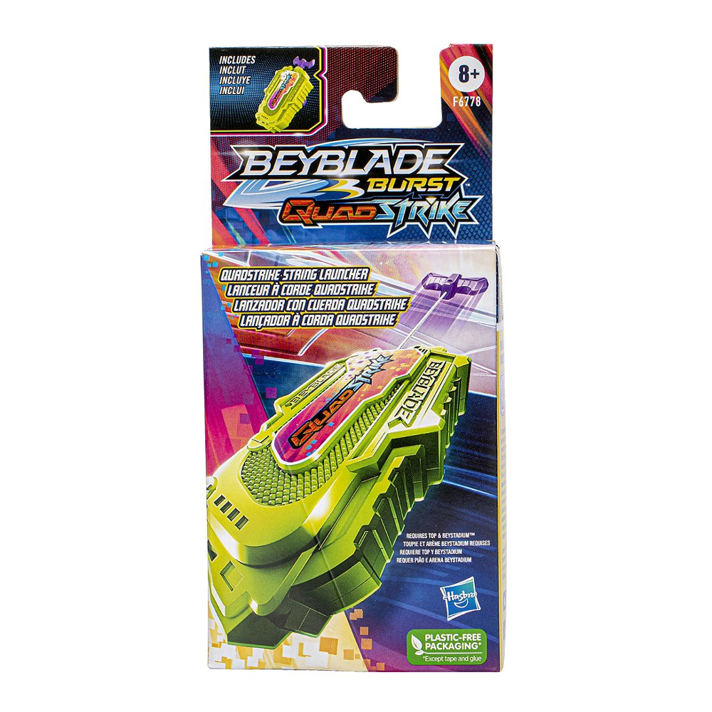 Beyblade Burst QuadStrike, lanceur à corde à rotation droite/gauche, jouet à partir de 8 ans