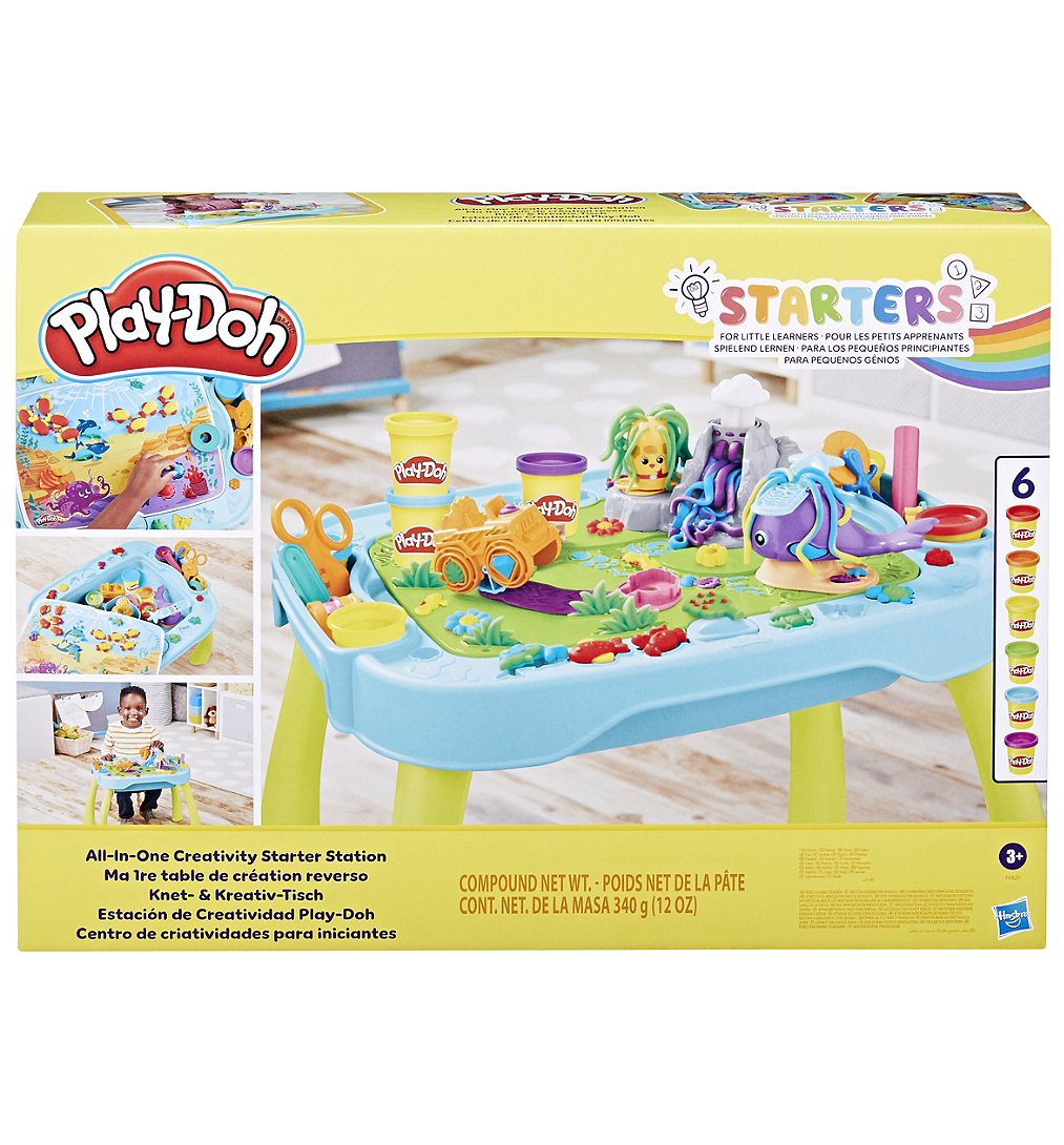 Play-Doh Ma 1re table de création reverso, jouets pour enfants avec pâte à modeler