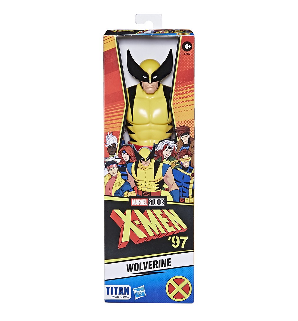Marvel X-Men, figurine Wolverine de 28,5 cm Titan Hero Series, jouets X-Men, jouets de super-héros pour enfants à partir de 4 ans