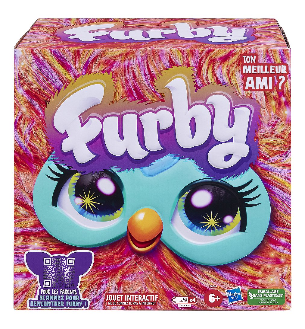 Furby corail peluche interactive