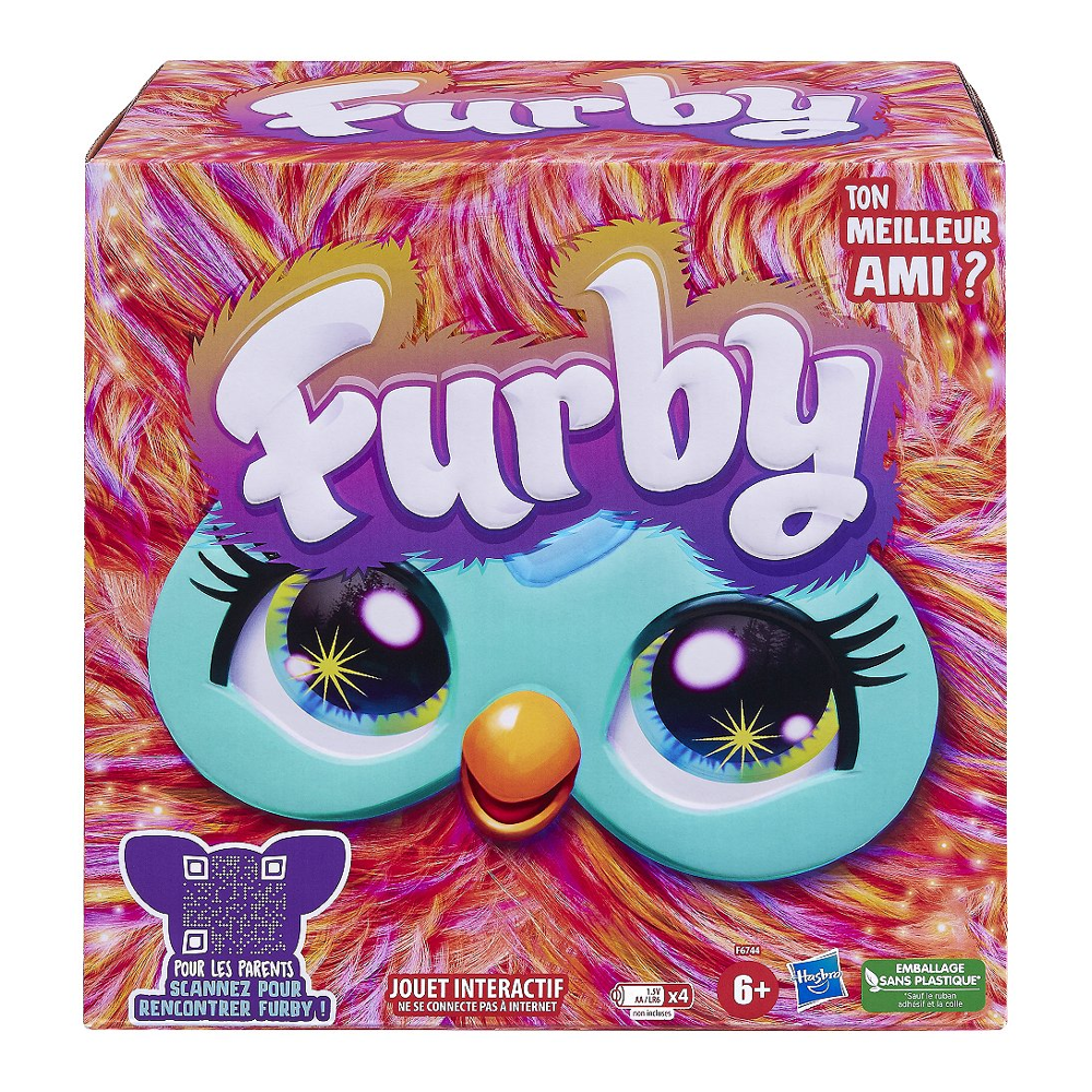 Furby corail peluche interactive