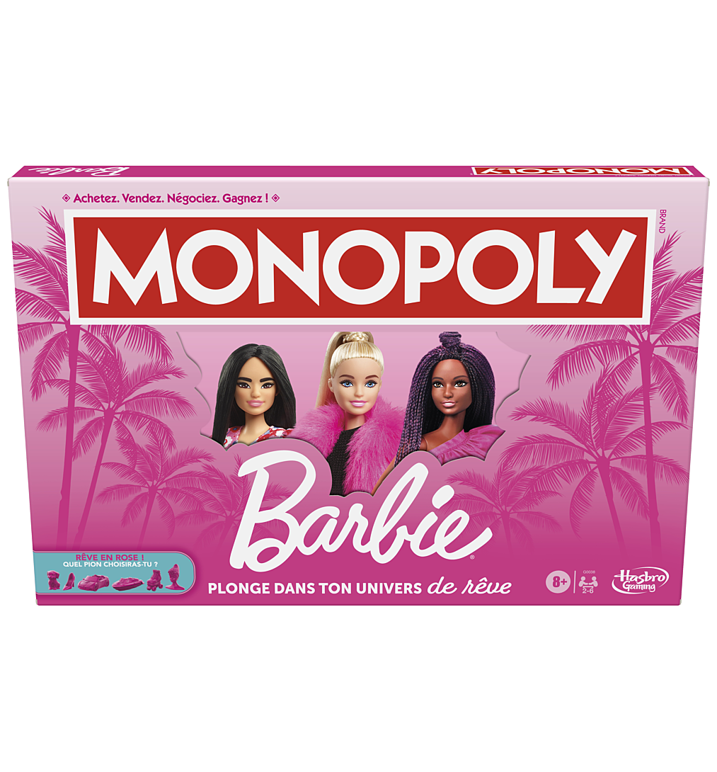 Jeu de plateau Monopoly : édition Barbie