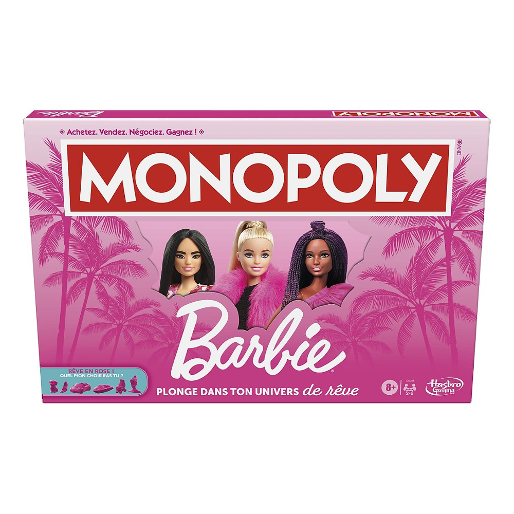 Jeu de plateau Monopoly : édition Barbie