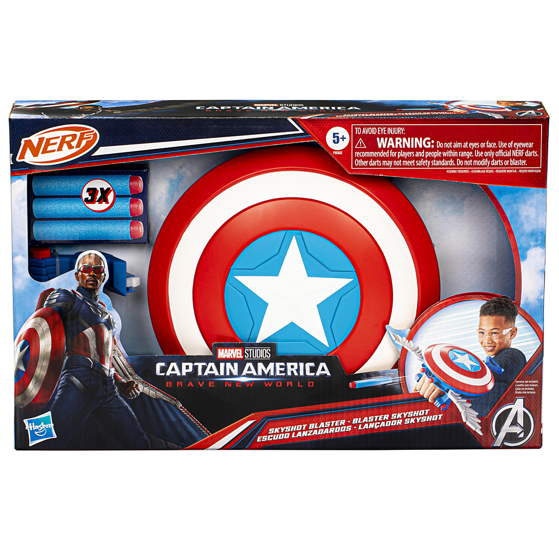 Bouclier Lance Projectile Captain America Hasbro La Boite - vue 2