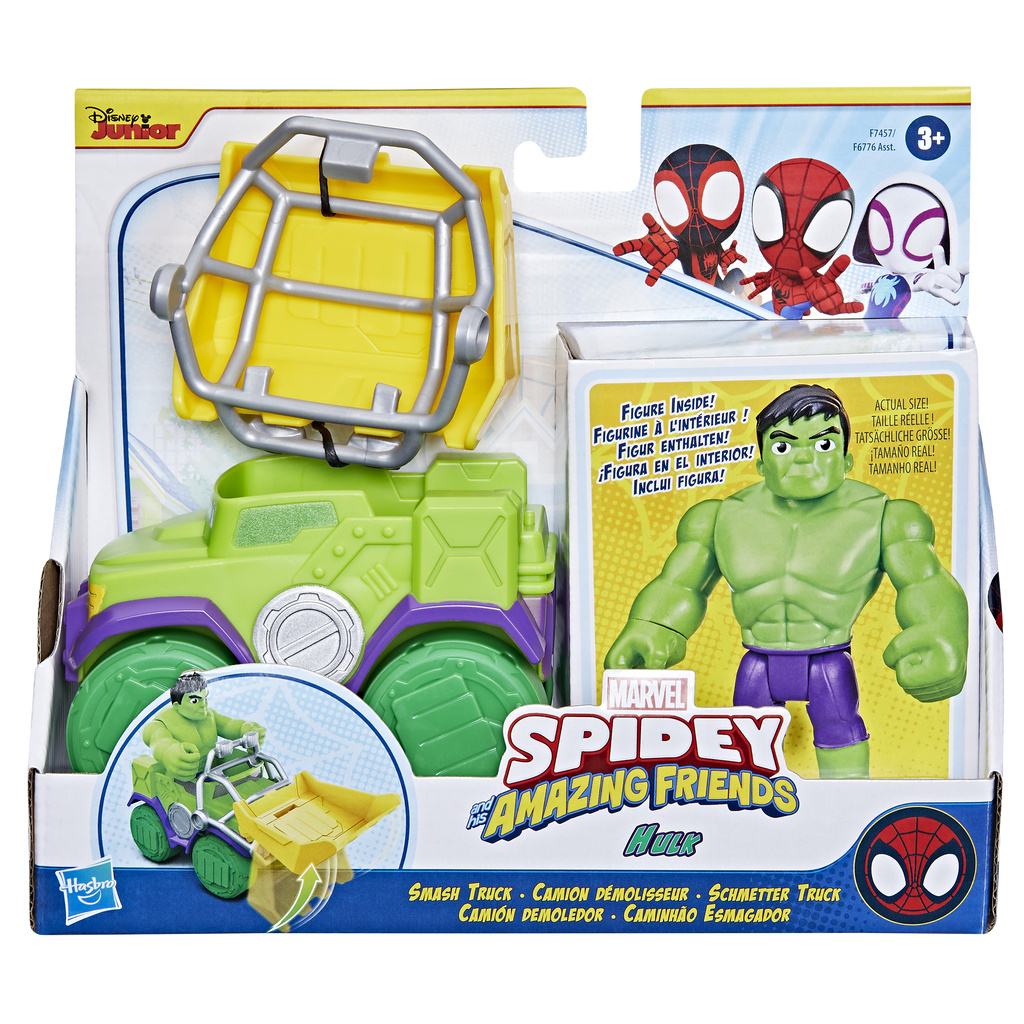 Spidey Coffret Camion démolisseur Hulk véhicule avec figurine de 10 cm jouets dès Spidey et ses Amis Extraordinaires - vue 2