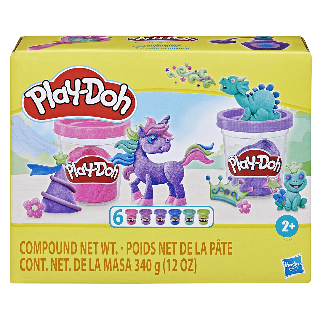 Pâte À Modeler Recharge Pâte À Paillettes Play doh Hasbro - vue 1