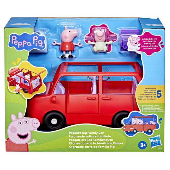 PEP PEPPAS FAMILY RED CAR
