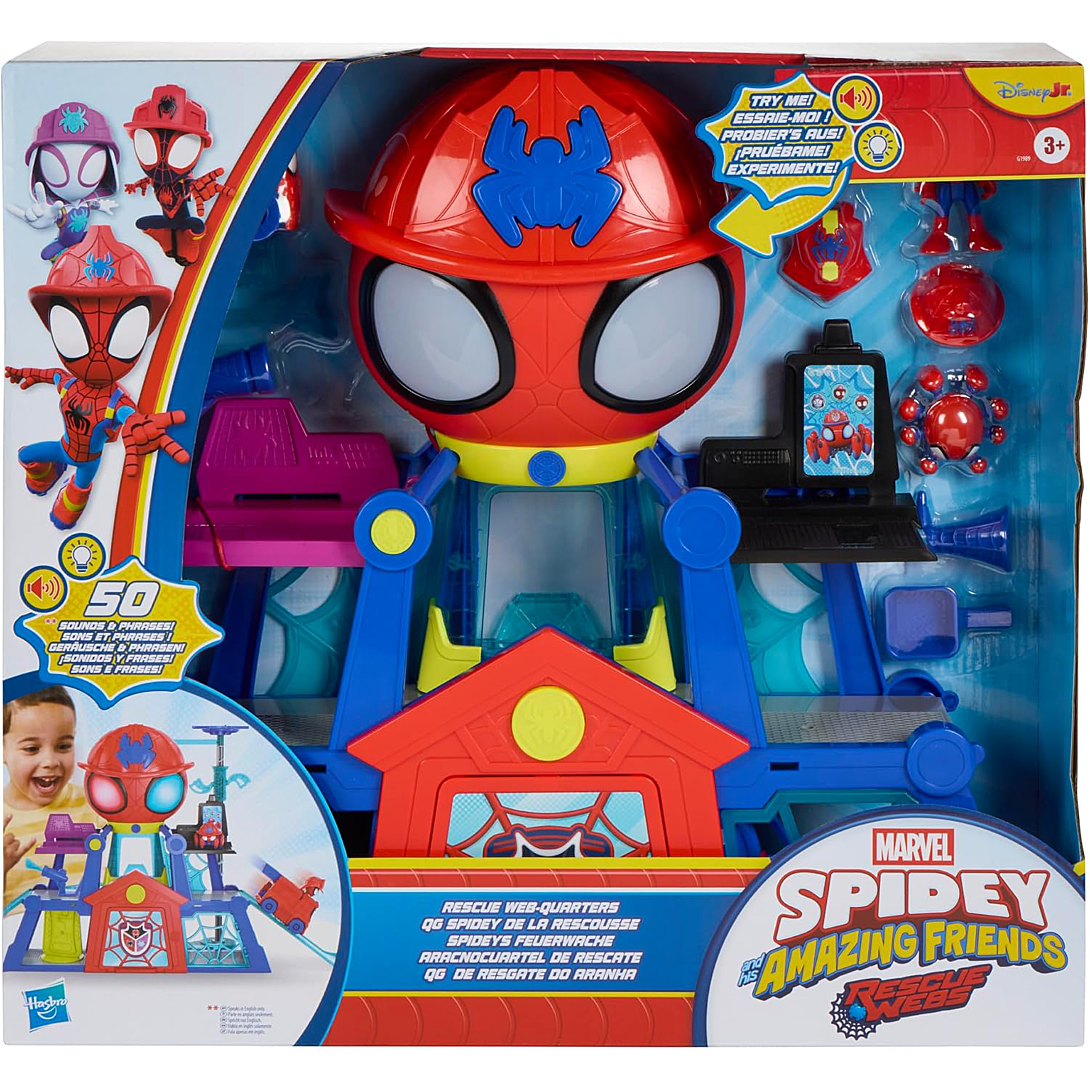 Jeu d'imitation Spidey And His Amazing Friends QG Rescue Webs