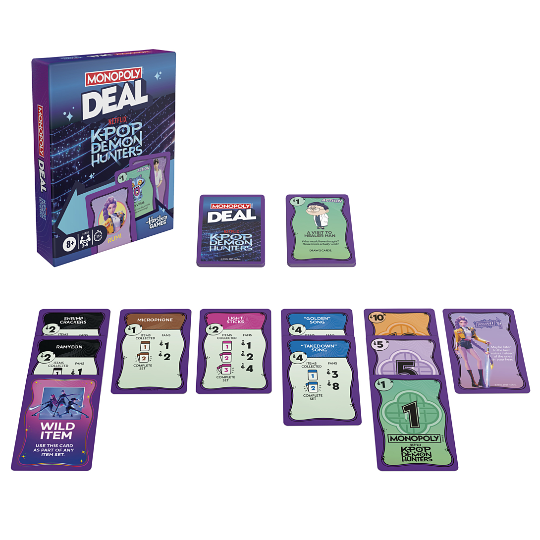 Jeu classique Monopoly Deal K Pop Demon Hunters