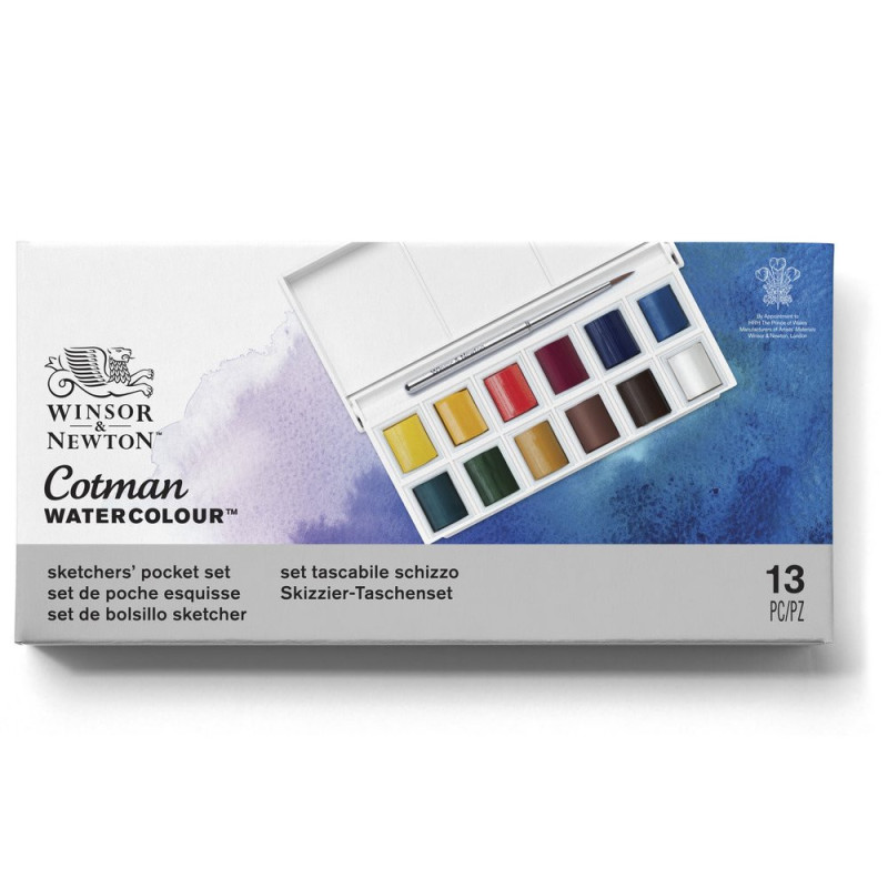 Winsor & Newton Aquarelle – 8 Demi-godets Set Fleuri, Des Couleurs Qui Pètent Pour Vos Chefs-d’œuvre !