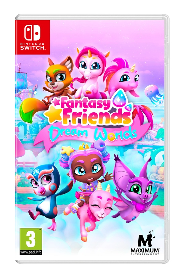 Fantasy Friends Dream Worlds + Cahier de Coloriage Jeu Nintendo Switch - vue 7