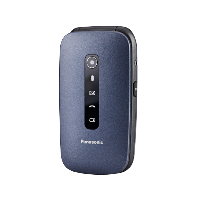 Panasonic Kx-Tu550 7,11 Cm (2.8") Bleu Téléphone D'Entrée De Gamme