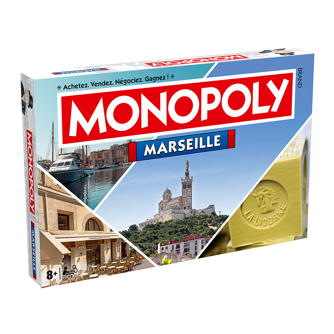 Jeu De Société Winning Moves Monopoly Marseille – Jeu De Stratégie Pour 2 À 6 Joueurs - vue 10