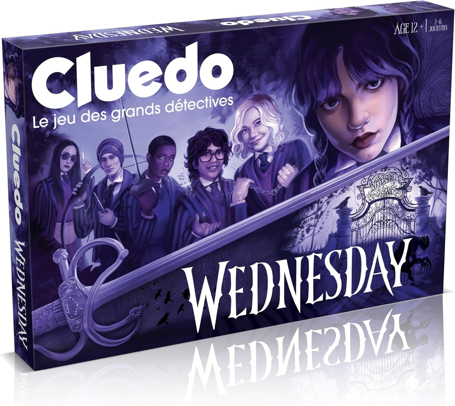 Jeu D'ambiance Winning Moves Cluedo Wednesday – Édition Spéciale Pour 2 à 6 Joueurs - vue 3