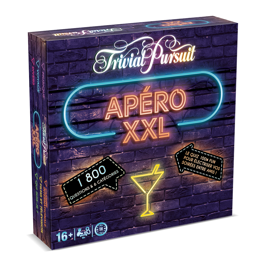 Jeu D'ambiance Winning Moves Trivial Pursuit Apéro XXL – 1800 Questions Pour 2 Joueurs Minimum - vue 3