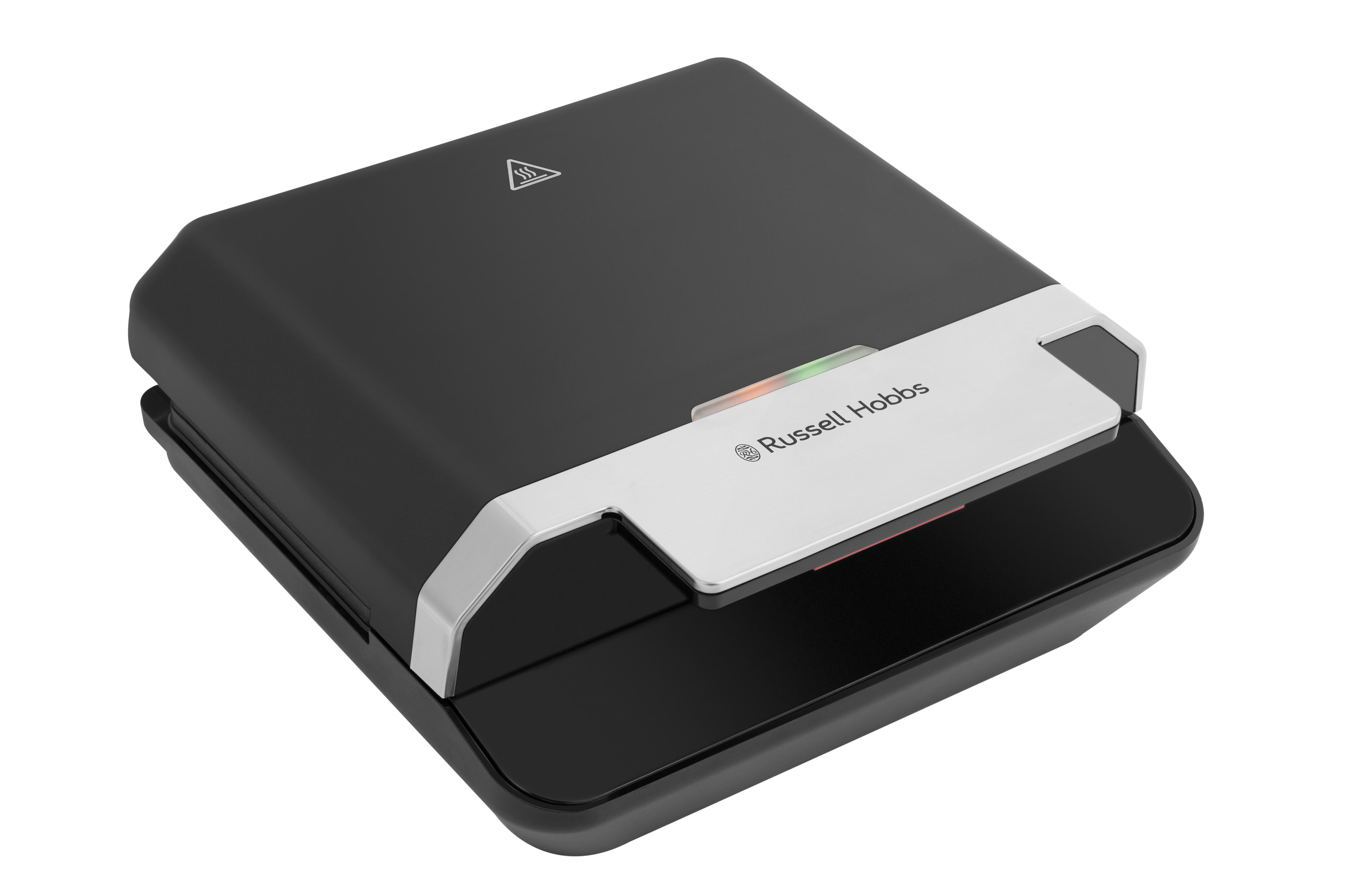 Russell Hobbs Appareil Croque Monsieur [Plaques antiadhésives plus durables] Creations Chauffage rapide sans BPA Nettoyage & rangement faciles Loquet de fermeture Sandwich maker 26800