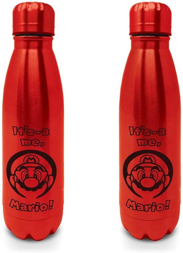 NINTENDO - Bouteille It's me, Mario, rouge