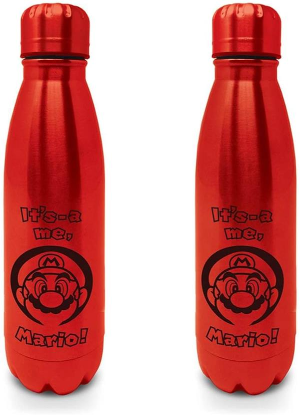 NINTENDO - Bouteille It's me, Mario, rouge