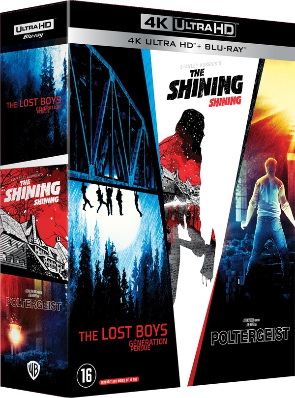 Horreur vintage - Coffret 3 films : Poltergeist + Shining + Génération perdue