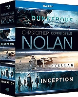 coffret Nolan 3 films : inception ; interstellar ; Dunkerque