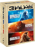 coffret 3 films : Godzilla ; Godzilla II - roi des monstres ; Kong - Skull Island
