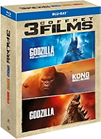 coffret 3 films : Godzilla ; Godzilla II - roi des monstres ; Kong - Skull Island