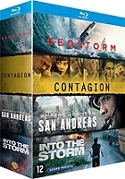 coffret 4 films : contagion ; geostorm ; San Andreas ; into the storm