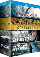 coffret 4 films : contagion ; geostorm ; San Andreas ; into the storm
