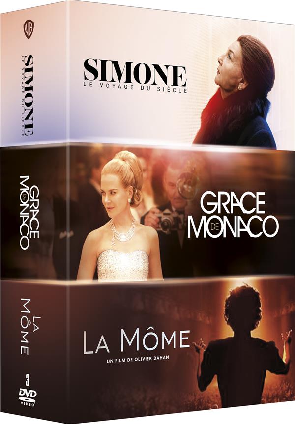 Olivier Dahan - Coffret 3 films : Simone, le voyage du siècle + Grace de Monaco + La môme