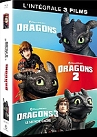 coffret dragons 1 à 3 : dragons ; dragons 2 ; le monde caché