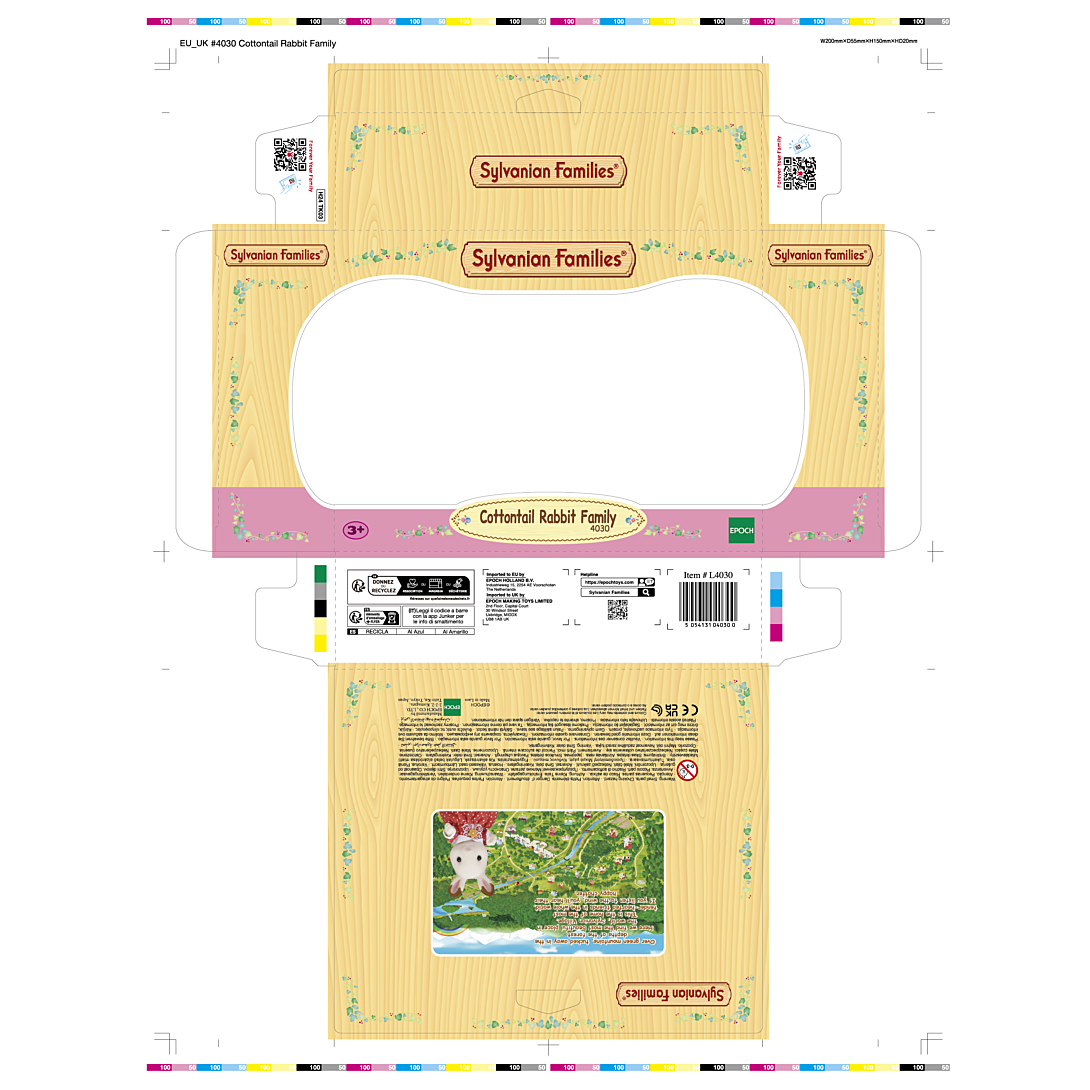 La Famille Lapin 4150 Sylvanian Families La Boîte - vue 9